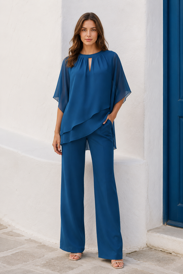 Fashion Solid Color Loose Casual Irregular Suit