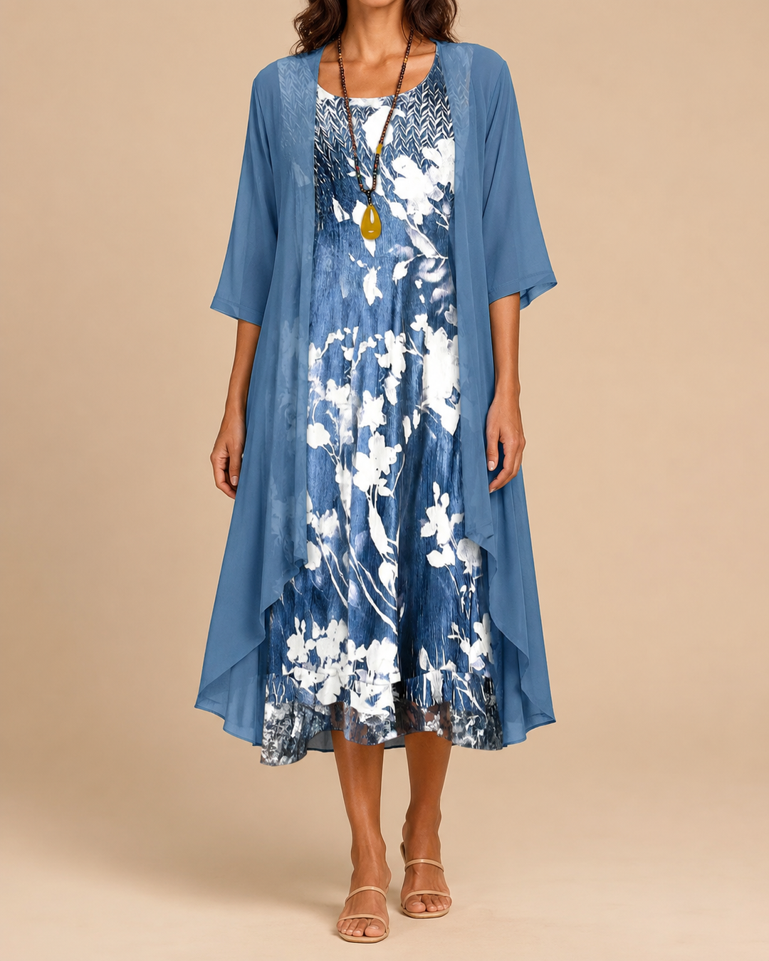 Chiffon Two-Piece Summer Set